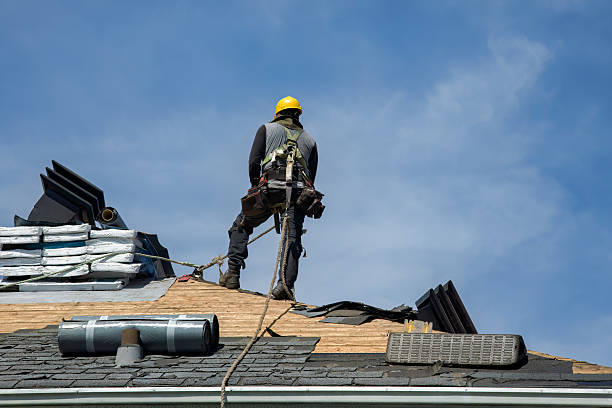 Professional Roof Replacement technician working in Plum, PA